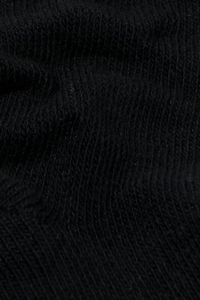 chaussettes enfant - 5 paires noir noir - 1000001852 - HEMA