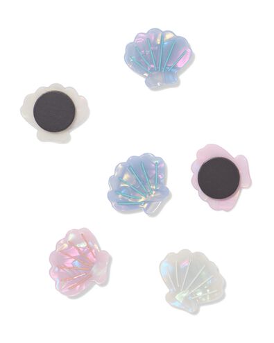 aimants 3x2,5cm coquillages - 6 pi&egrave;ces - 14800553 - HEMA