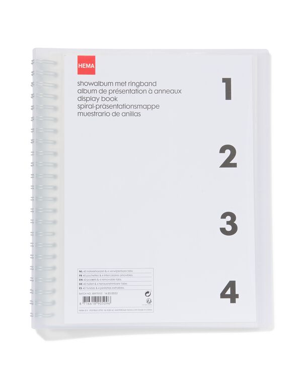 album de pr&eacute;sentation A4 - 14850053 - HEMA