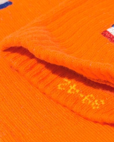 Socken f&uuml;r Erwachsene, Niederl&auml;ndische Flagge orange orange - 4120585ORANGE - HEMA
