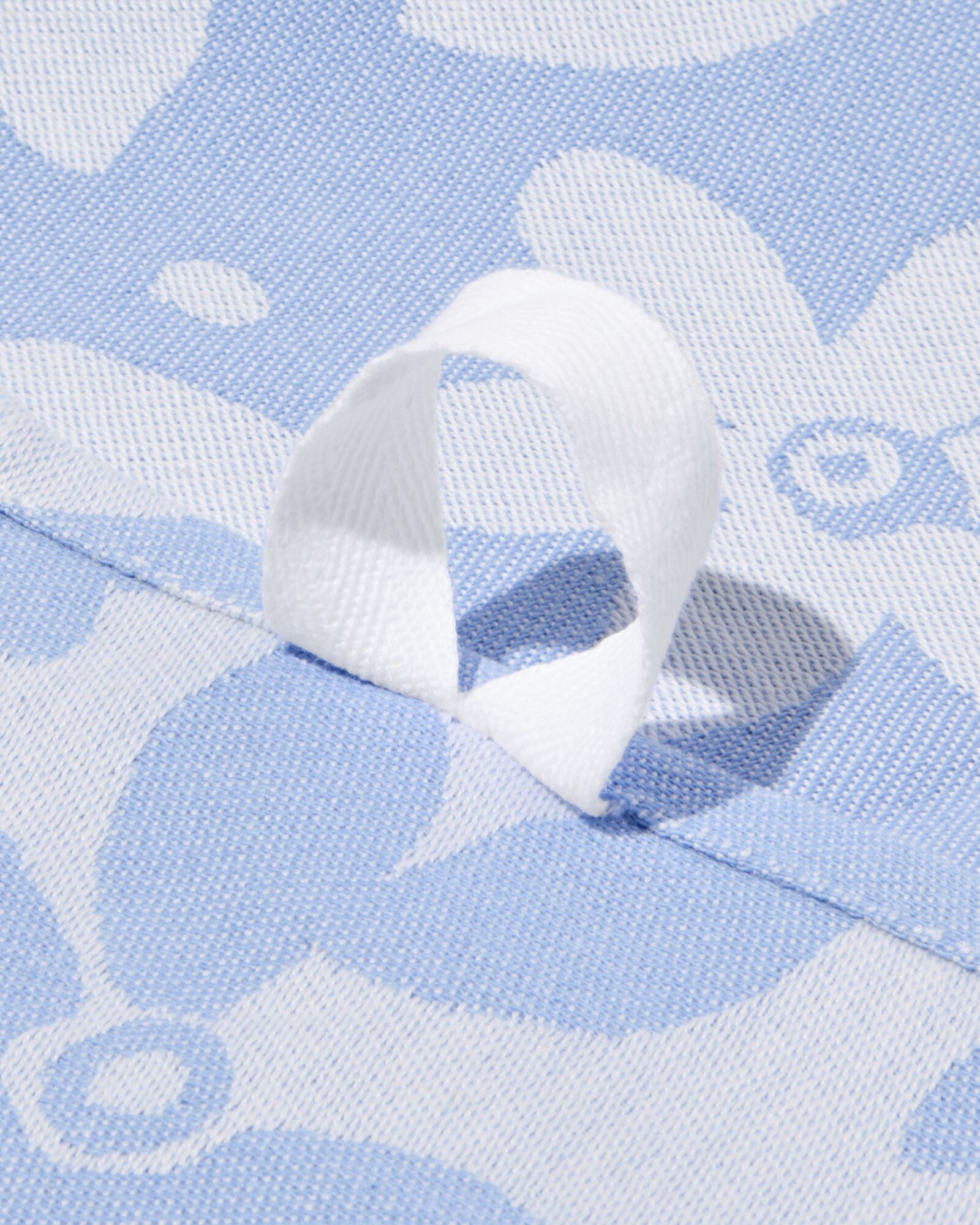 torchon 65 x 65 cm coton fleurs - 5400021 - HEMA