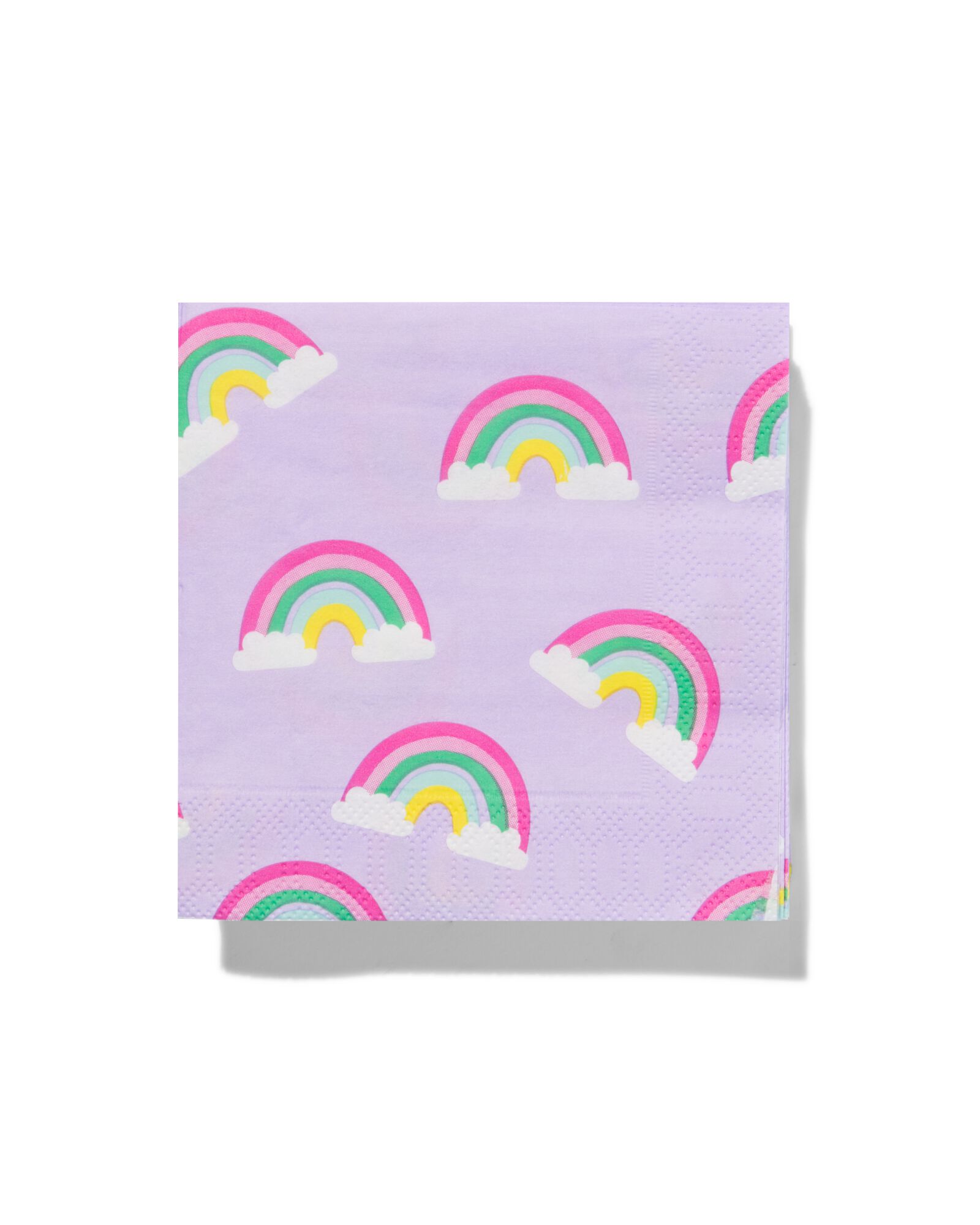 serviettes arc-en-ciel 24 x 24 - lot de 20  - 14250187 - HEMA