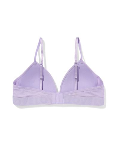 soutien-gorge pr&eacute;form&eacute; sans armatures lavande lavande - 21900130LAVENDER - HEMA