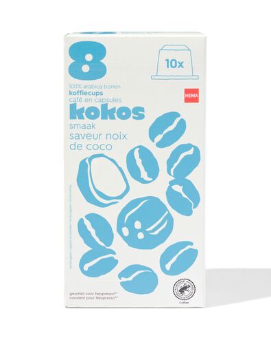 Kaffeekapseln Kokos &ndash; 10 St&uuml;ck - 17180047 - HEMA