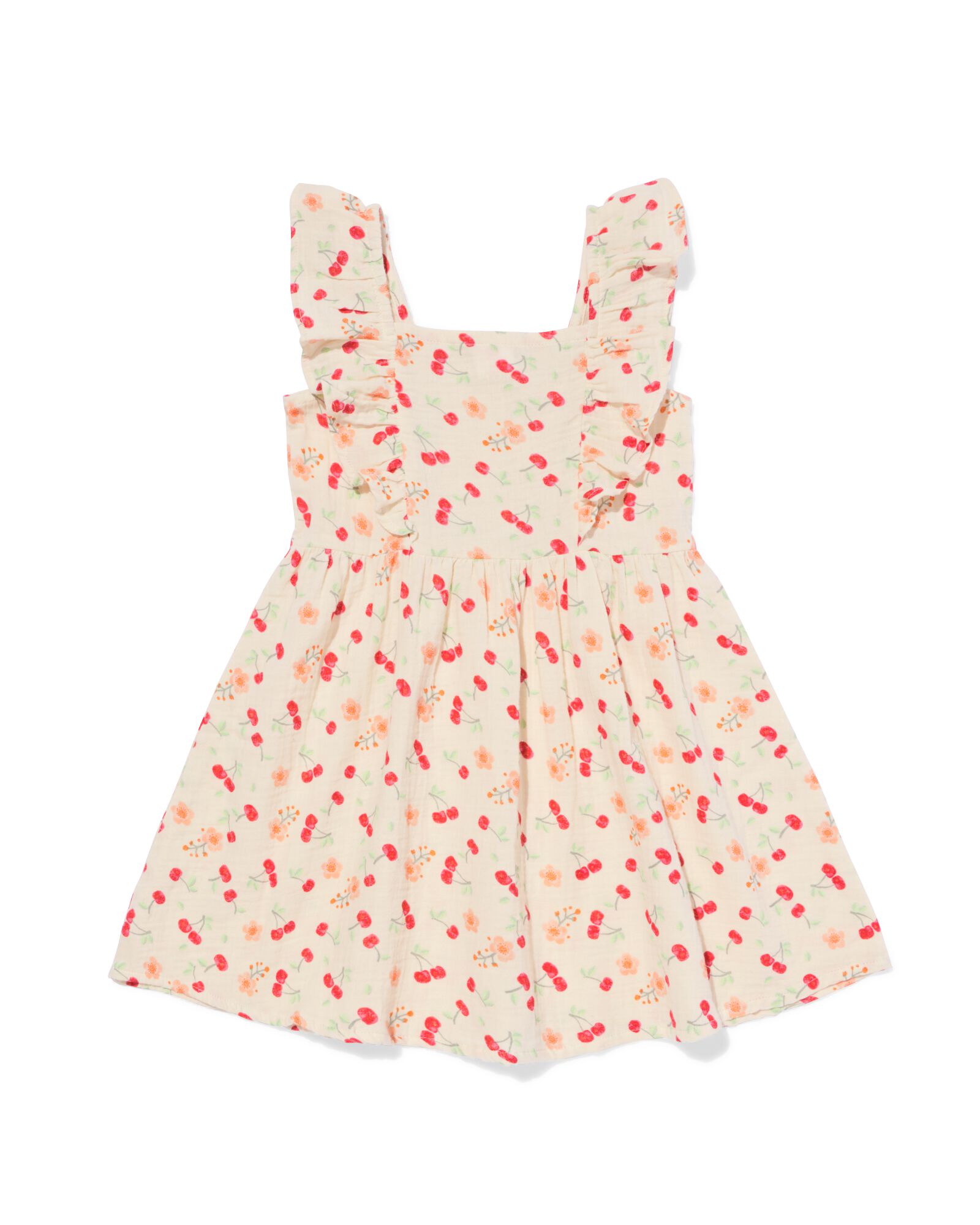 Kinderkleid Kirschen ecru - 30869020ECRU - HEMA