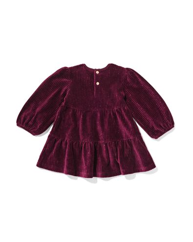 robe b&eacute;b&eacute; c&ocirc;tel&eacute;e paillet&eacute;e  rouge fonc&eacute; - 33050270DARKRED - HEMA