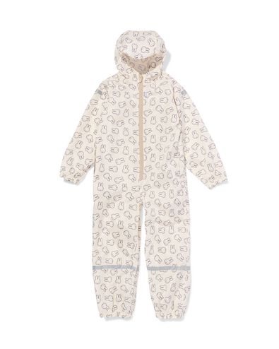 combinaison d'ext&eacute;rieur Miffy imperm&eacute;able cr&egrave;me 110/116 - 33260108 - HEMA