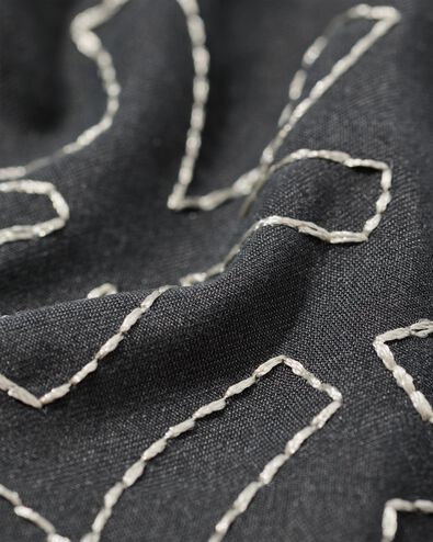 herenzwembroek Pieter borduursel palmbomen antraciet antraciet - 22100060ANTHRACITE - HEMA