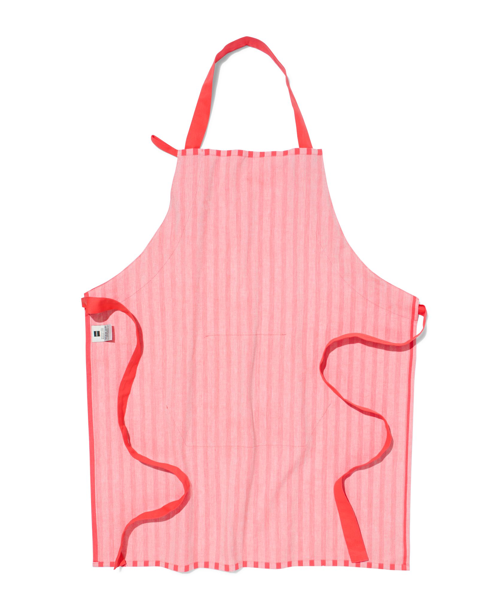 keukenschort met strepen chambray katoen - 5450053 - HEMA