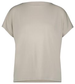 Damen-T-Shirt Amelie, mit Bambus sandfarben sandfarben - 1000027678 - HEMA