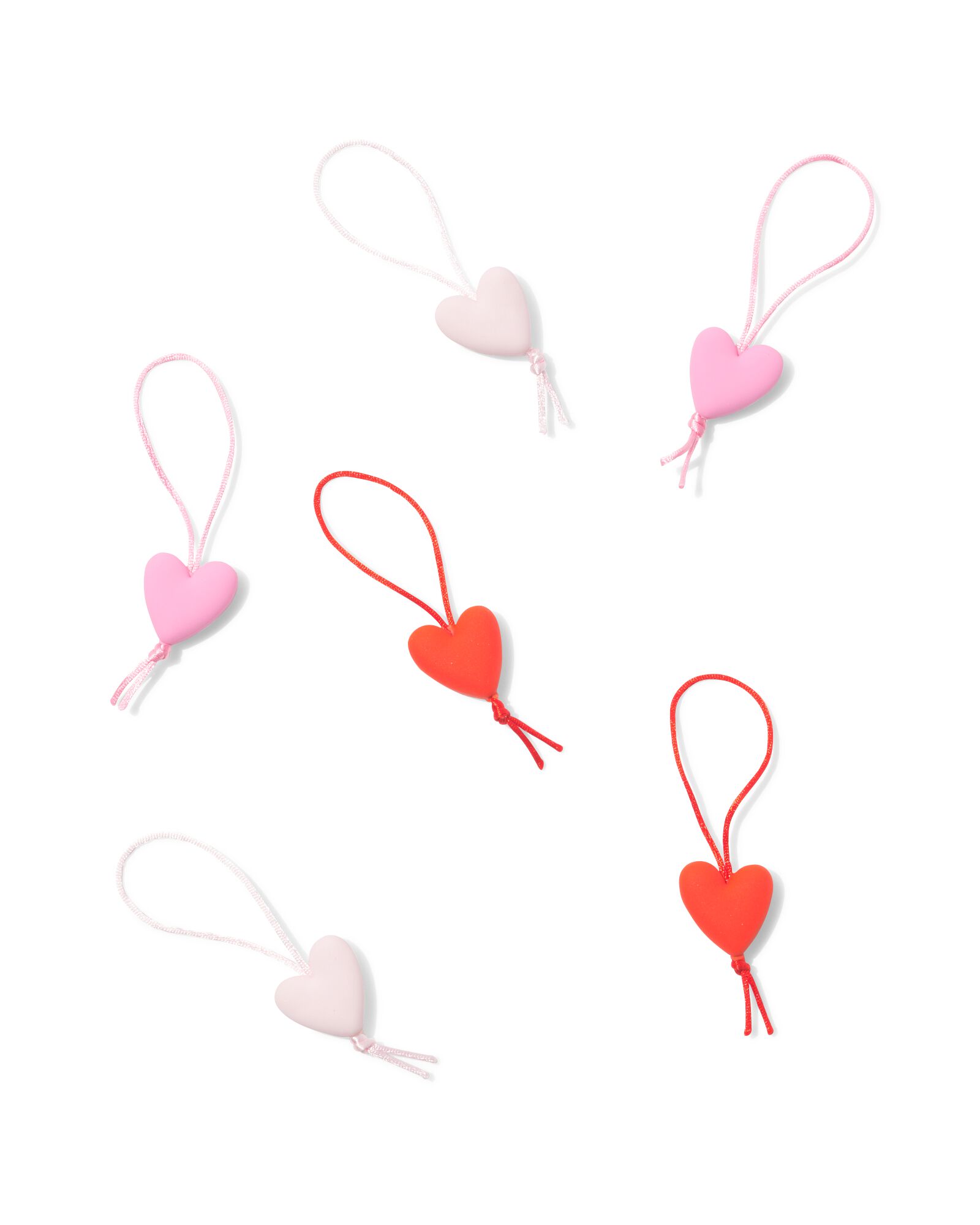 puces d'amour c&oelig;ur - lot de 6 - 14700629 - HEMA