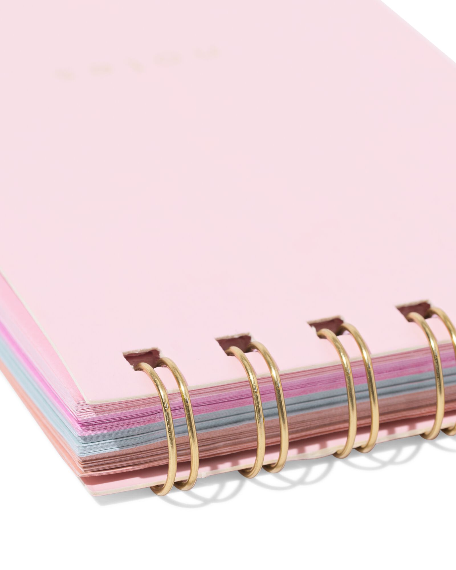 carnet de notes 20,6 x 8,5 cm rose - 14100229 - HEMA