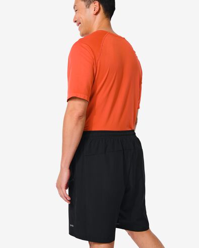pantalon de sport court homme noir XL - 36090245 - HEMA