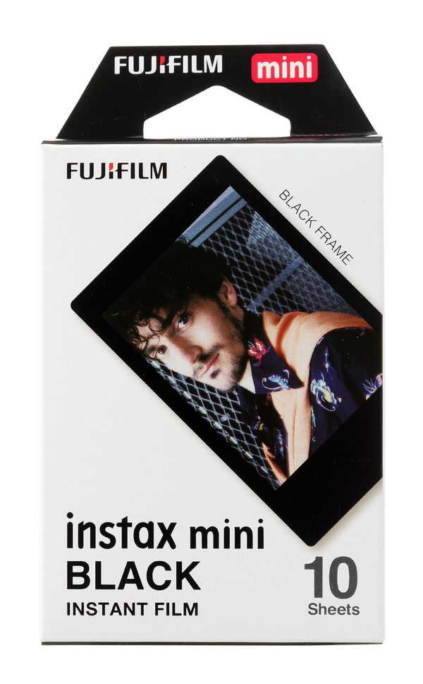 10 feuilles de papier photo Fujifilm instax mini black - 60300397 - HEMA