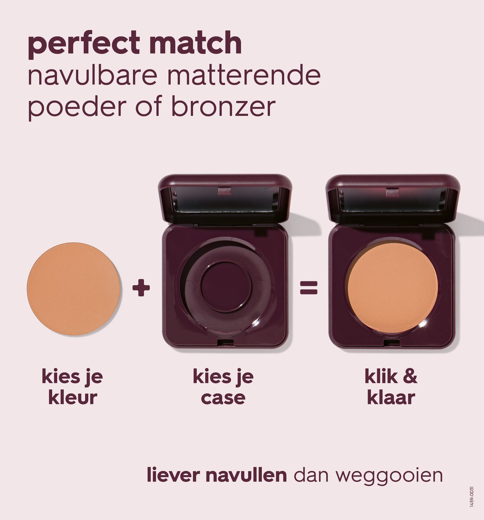 recharge poudre matifiante 25 golden caramel - 11290417 - HEMA