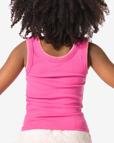 t-shirt enfant c&ocirc;tel&eacute; fuchsia fuchsia - 30826412FUCHSIA - HEMA