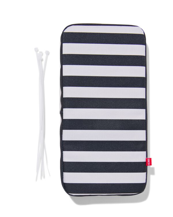 coussin pour porte-bagages 32x16x4 rayures - 41150011 - HEMA