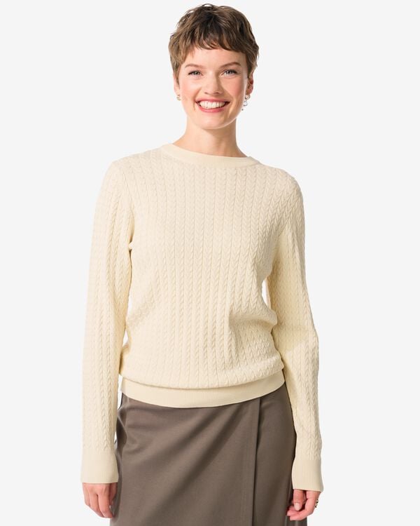 damestrui Louisa gebroken wit - 36203860OFFWHITE - HEMA