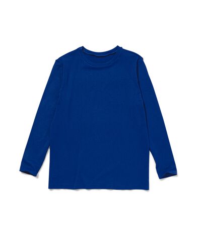 t-shirt de sport enfant sans coutures bleu vif bleu vif - 36090351BRIGHTBLUE - HEMA