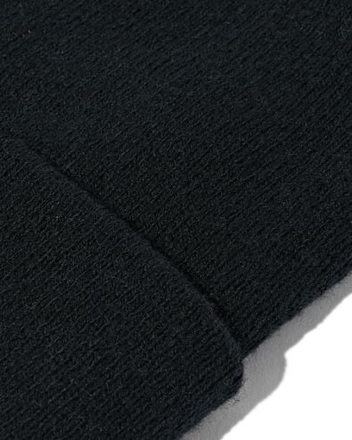 heren muts beanie zwart - 16520430 - HEMA