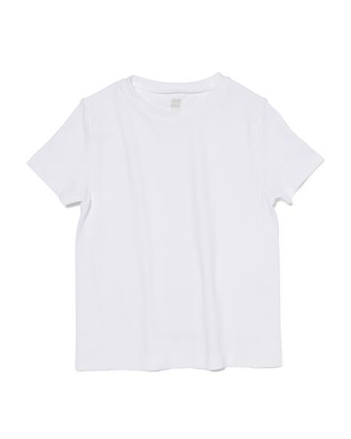 Kinder-Sport-T-Shirt, nahtlos weiß weiß - 36030179WHITE - HEMA