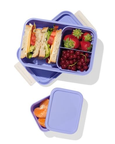 bo&icirc;te &agrave; lunch modulable petite taille bleue - 80650290 - HEMA