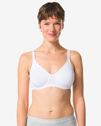 2er-Pack nicht vorgeformte B&uuml;gel-BHs beige beige - 21821040BEIGE - HEMA