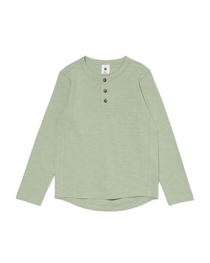 kinder shirt groen groen - 1000032192 - HEMA