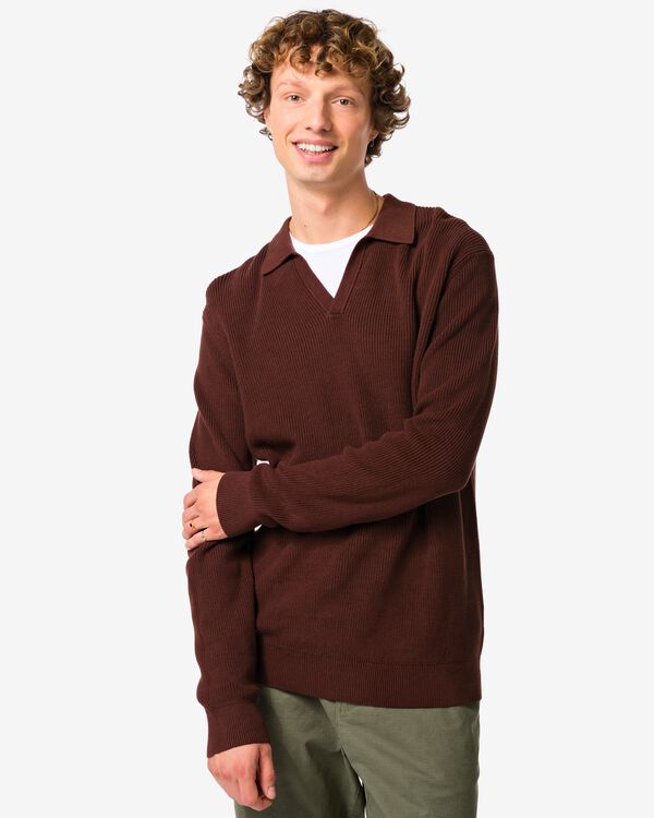 herentrui Ronin donkerbruin donkerbruin - 2170020DARKBROWN - HEMA