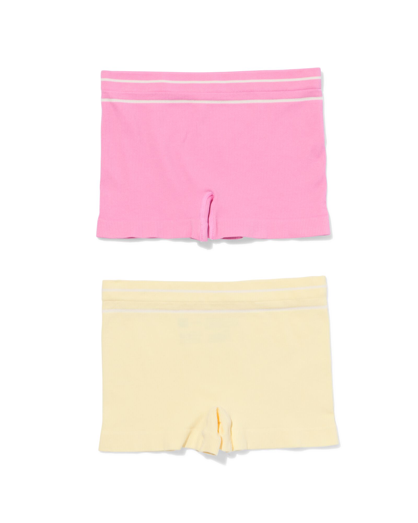 kinderboxers naadloos katoen rib - 2 stuks  multi multi - 19302460MULTI - HEMA