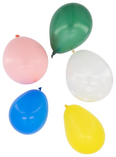 10 ballons Ø 23cm assortis - 14200454 - HEMA