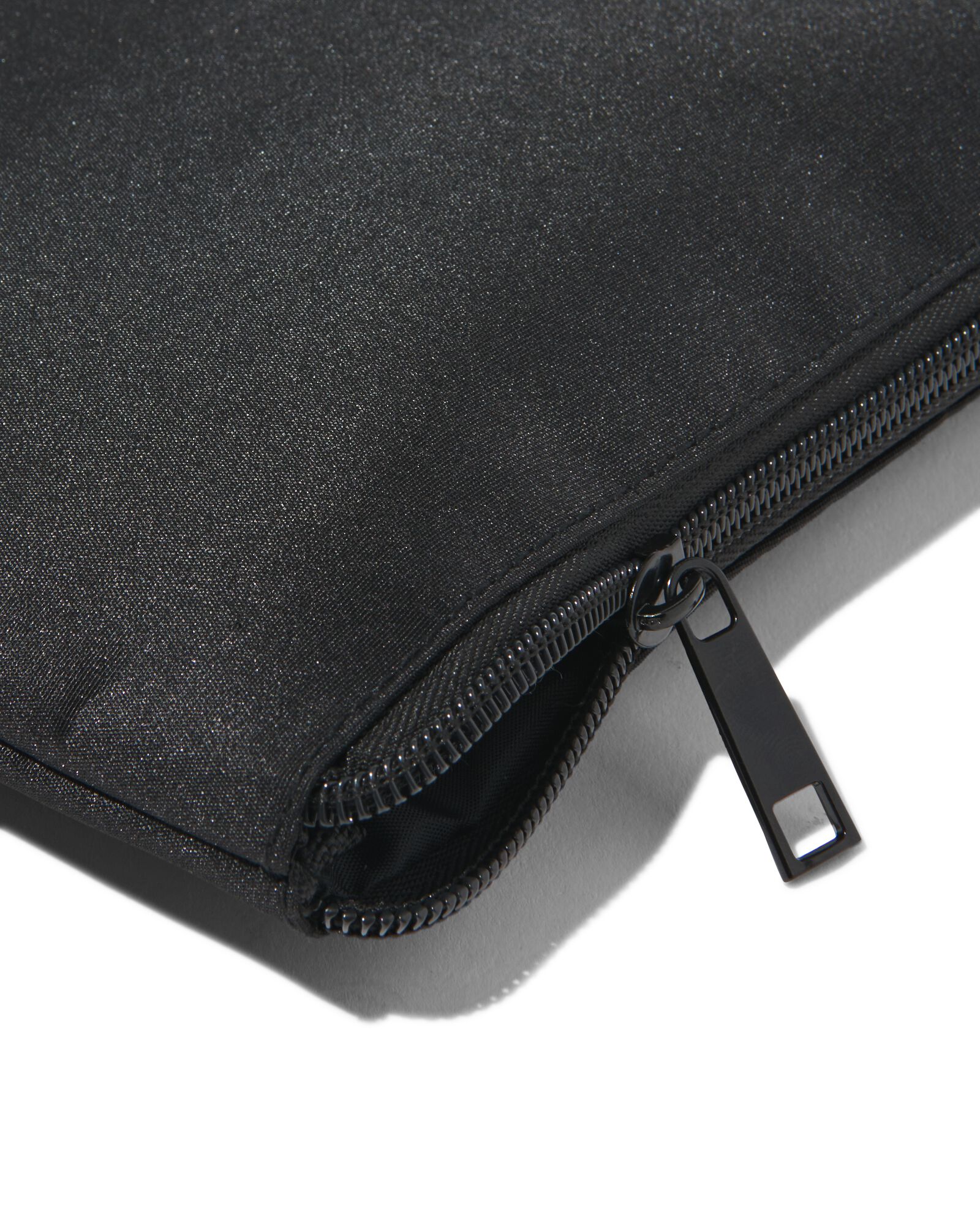 make-up tas plat zwart 14x21 - 11890610 - HEMA