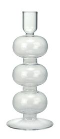 Kerzenhalter, Glas mit Sockel, Ø 8 x 20 cm - 13322149 - HEMA
