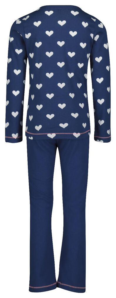 Kinder-Pyjama blau 122/128 - 23080143 - HEMA