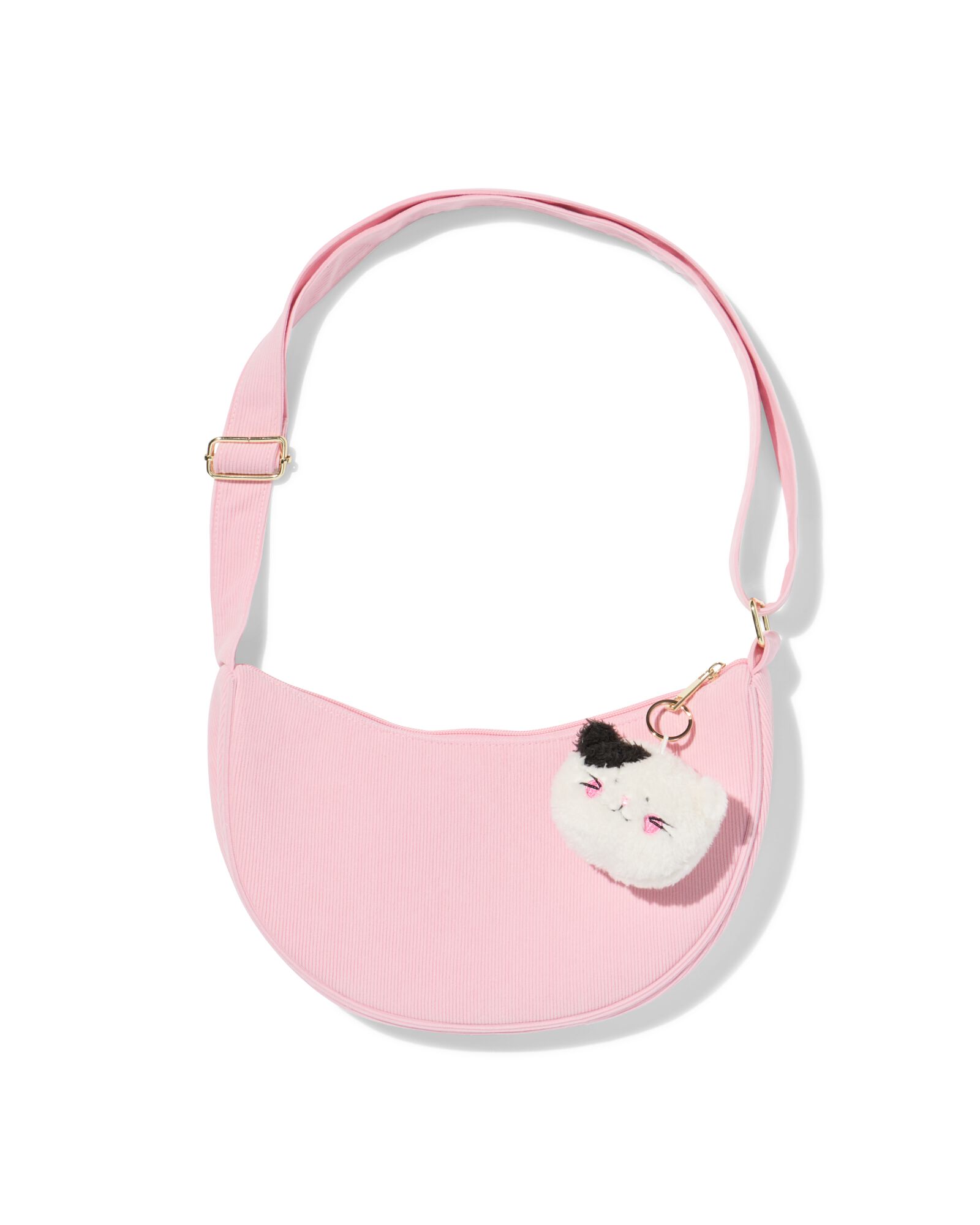 schoudertas met sleutelhanger kat - 61100055 - HEMA