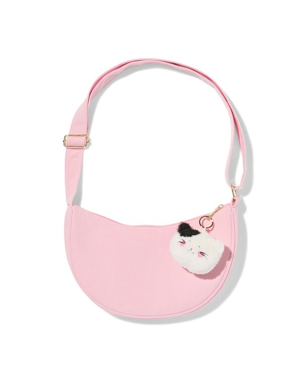 sac &agrave; bandouli&egrave;re avec porte-cl&eacute;s chat - 61100055 - HEMA