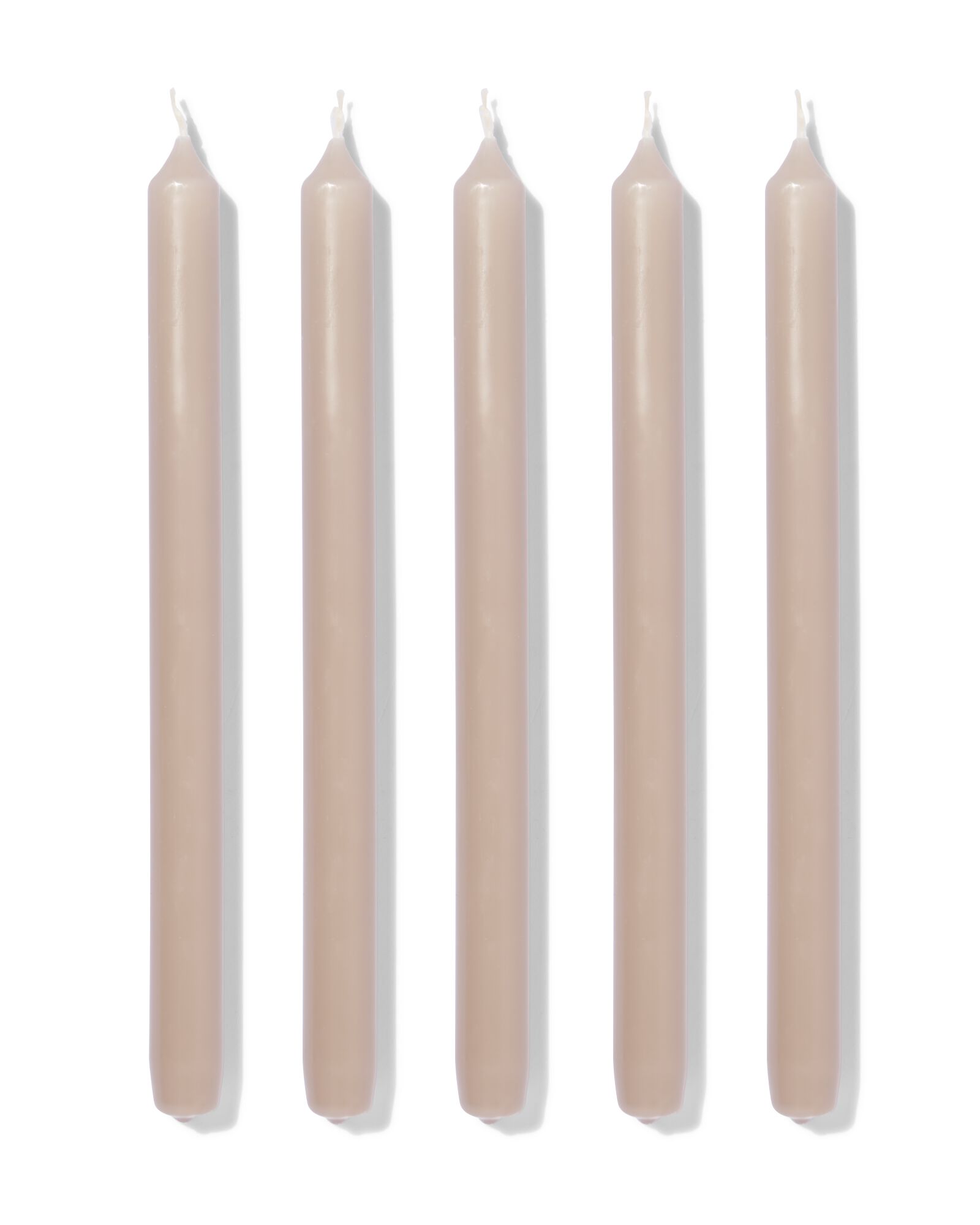 lange huishoudkaarsen &Oslash;2.2x29 - 12 stuks naturel 2,2 x 29 - 13503005 - HEMA