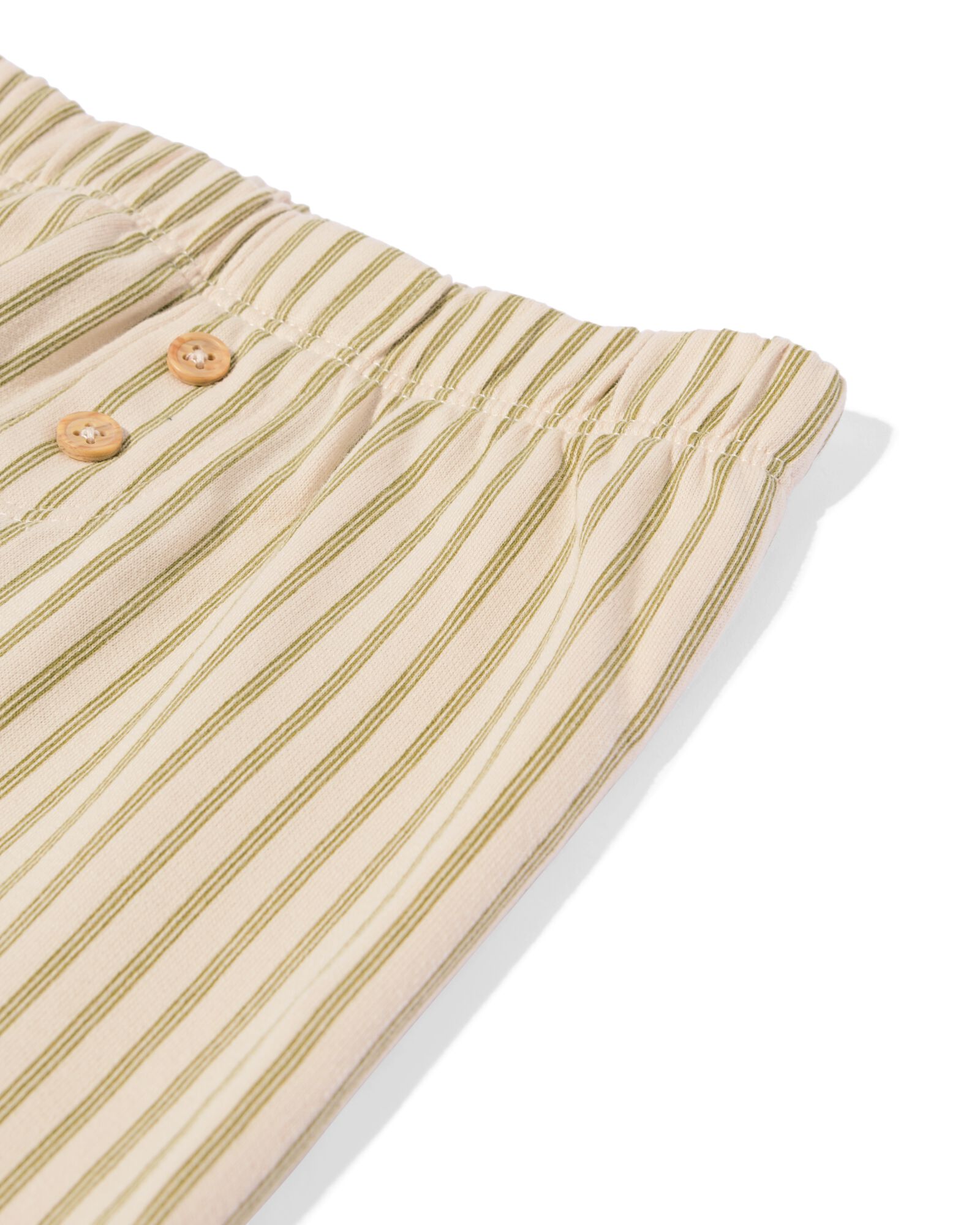pantalon b&eacute;b&eacute; coupe confortable jersey rayures &eacute;cru &eacute;cru - 33174470ECRU - HEMA