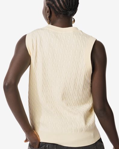 damesspencer Rosie  gebroken wit - 36298955OFFWHITE - HEMA