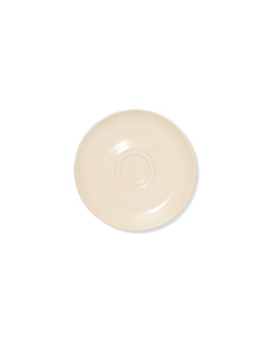 soucoupe ⌀14,1cm PUUR &eacute;mail r&eacute;actif blanc cass&eacute; - 80660320 - HEMA