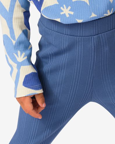 leggings enfants c&ocirc;tel&eacute;s unis - 2 pi&egrave;ces bleu bleu - 30822511BLUE - HEMA