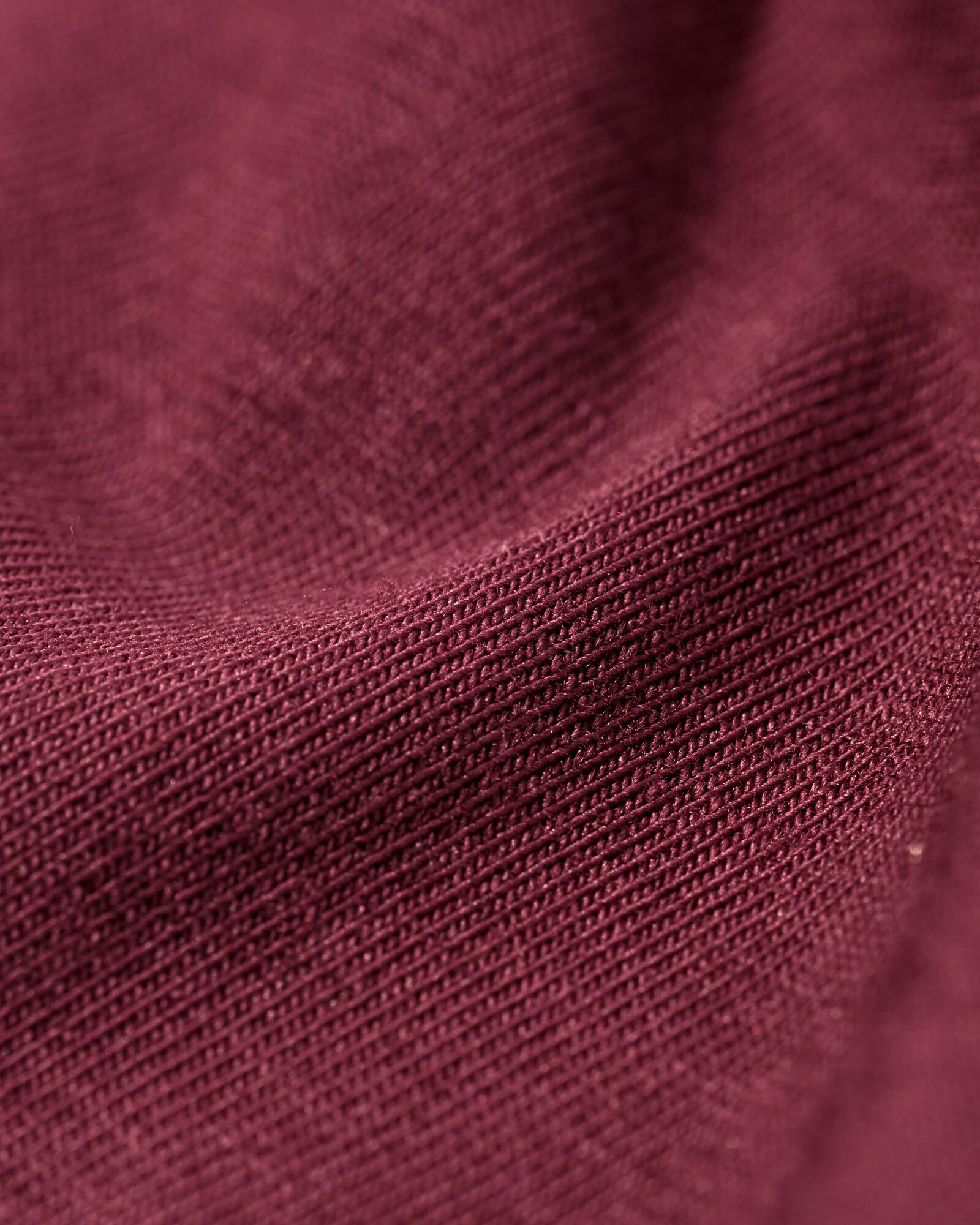 dames T-shirt oversized donkerrood donkerrood - 36050195DARKRED - HEMA