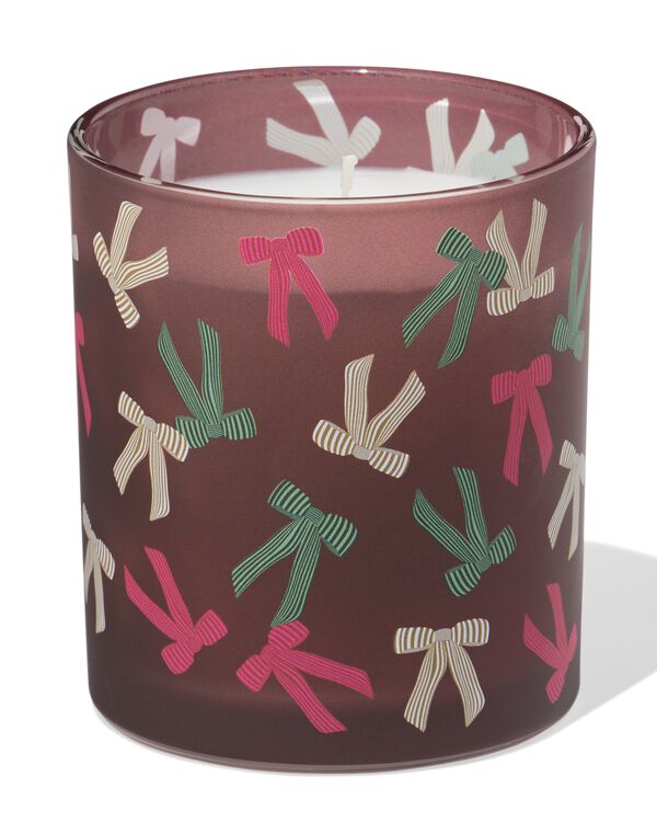 geurkaars ⌀8x9cm strik - 25100326 - HEMA