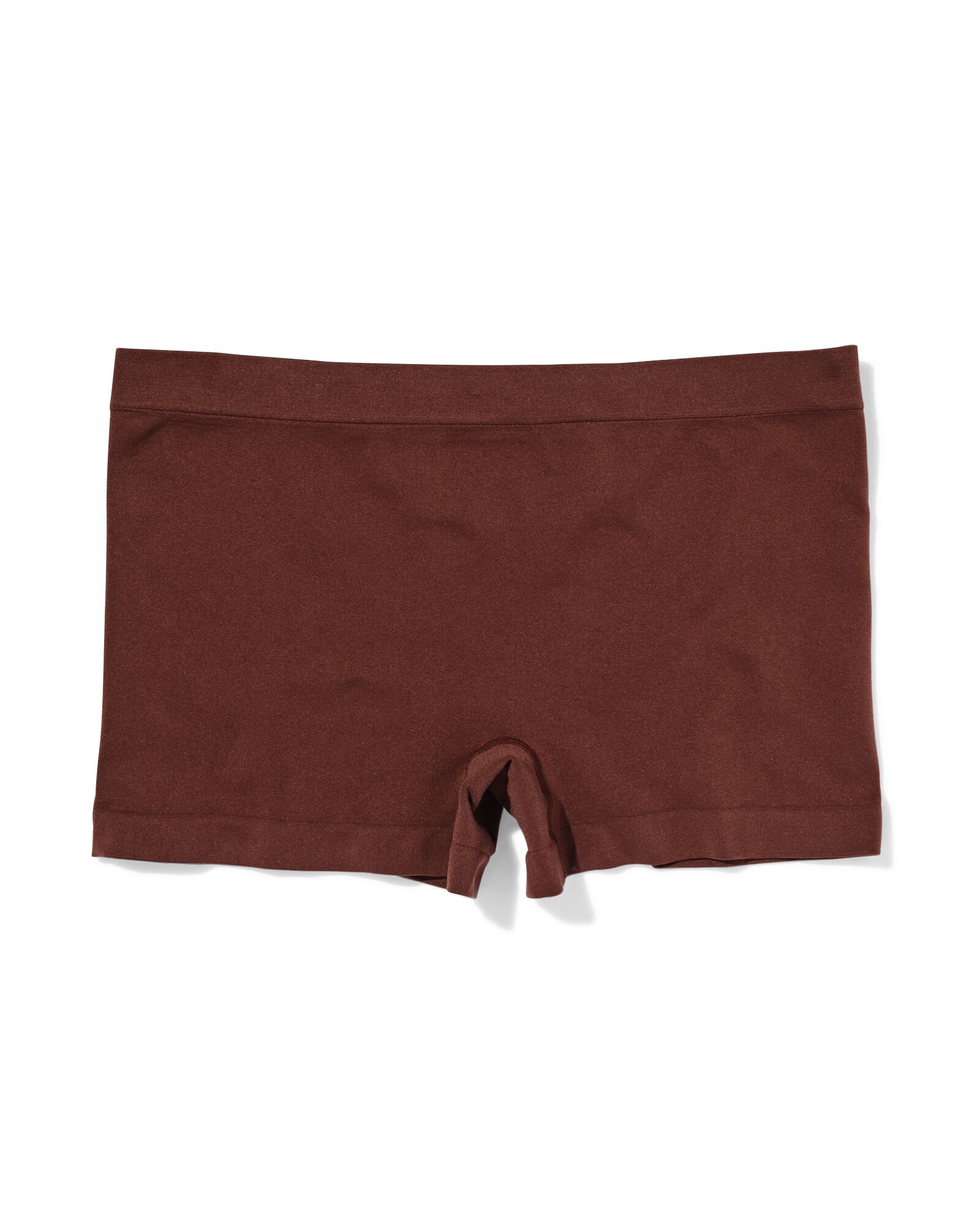 damesboxer naadloos micro donkerbruin - 19601624DARKBROWN - HEMA