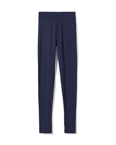 legging femme Sandy moulant bleu fonc&eacute; bleu fonc&eacute; - 36311080DARKBLUE - HEMA