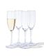 4 verres à champagne 190ml - 9402021 - HEMA