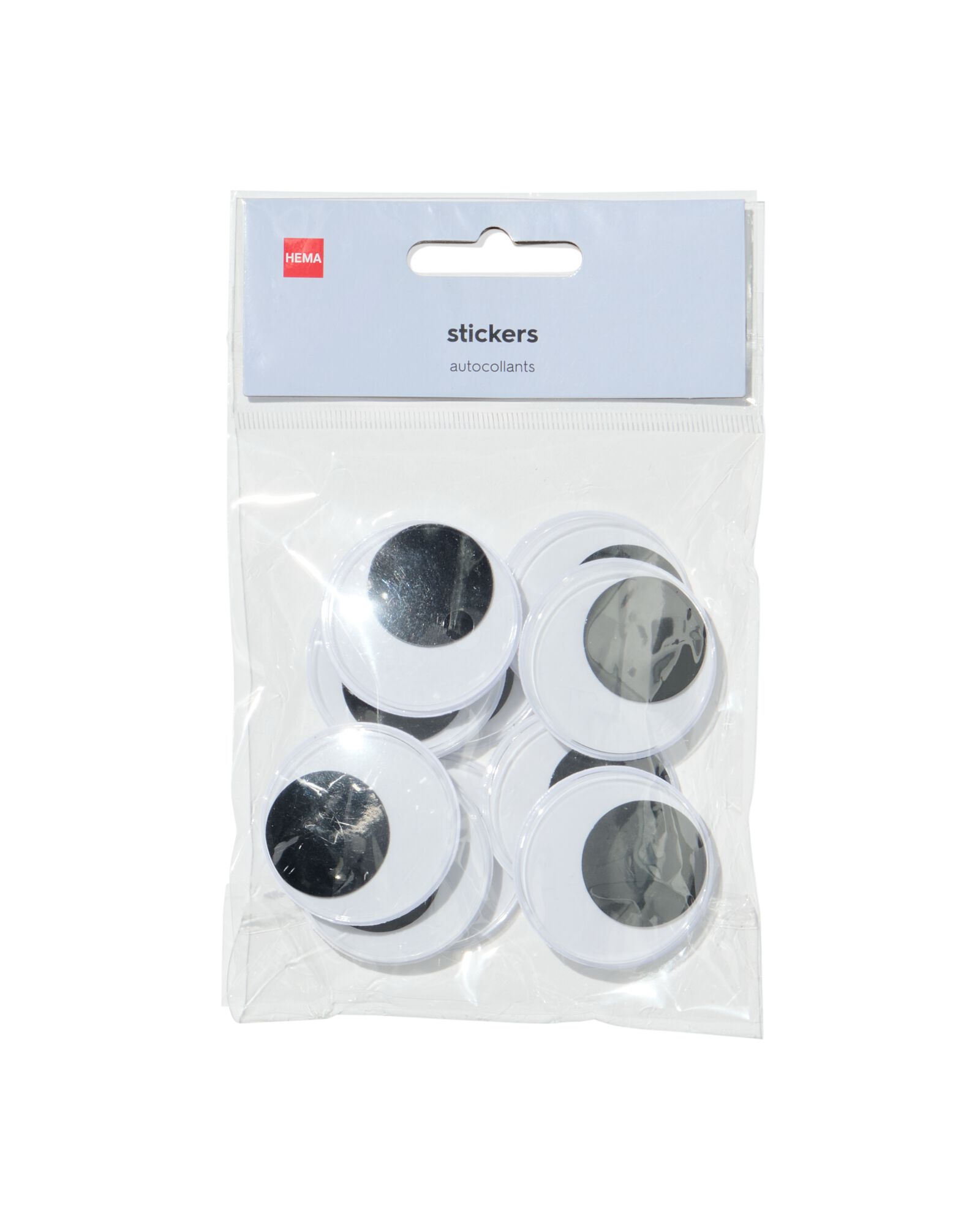 stickers wiebeloogjes - 10 stuks  - 14100384 - HEMA