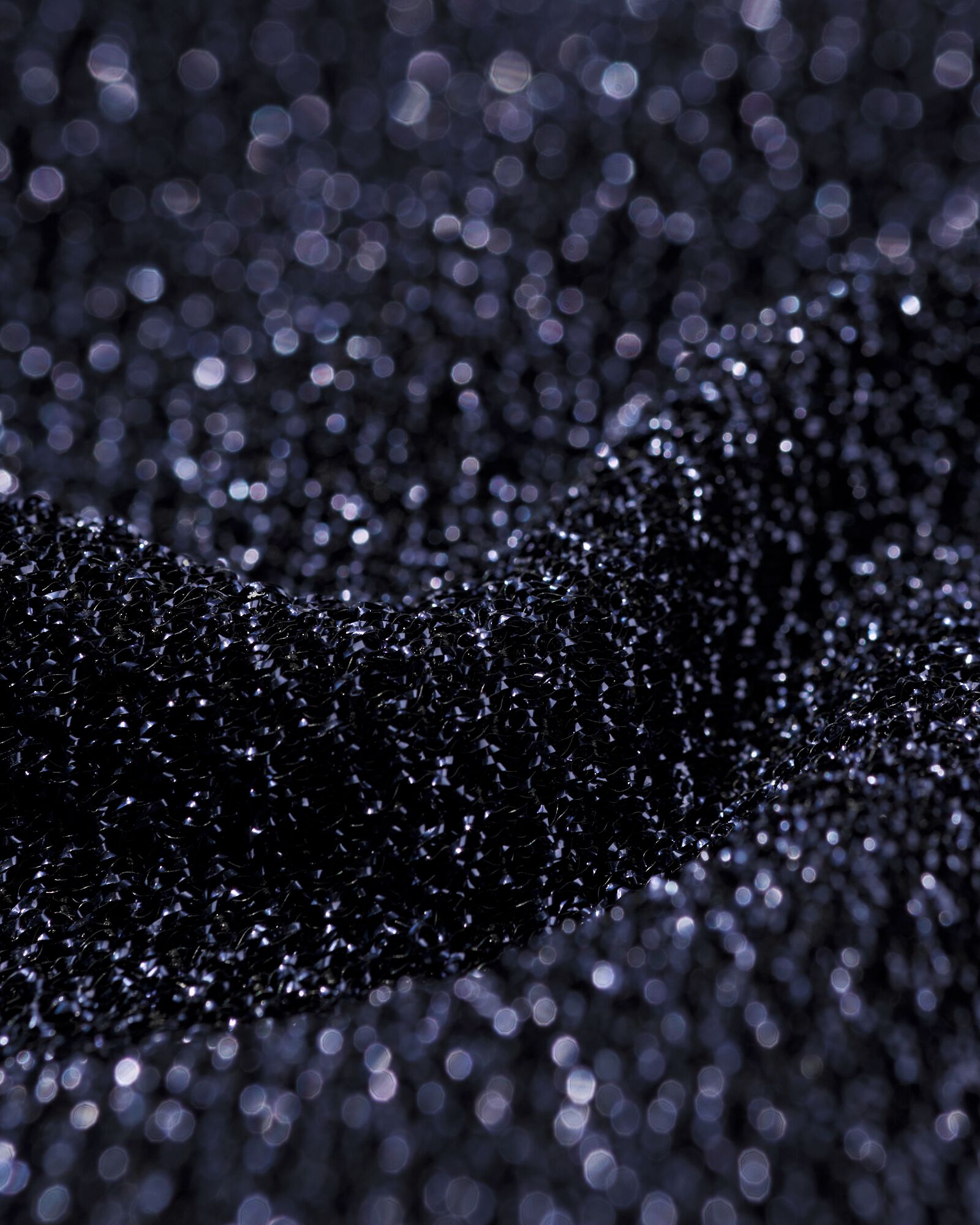 damesbroek Eileen glitter blauw - 36299145BLUE - HEMA