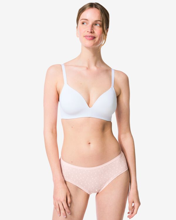 culottes hipsters femme coton fleurs - 2 pi&egrave;ces rose p&acirc;le rose p&acirc;le - 19602173LIGHTPINK - HEMA
