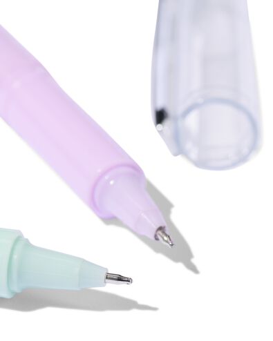 3&nbsp;stylos &agrave; bille encre grise effa&ccedil;able - 14400442 - HEMA